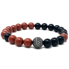 Load image into Gallery viewer, Black Onyx & Red Jasper
