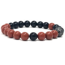 Load image into Gallery viewer, Black Onyx & Red Jasper