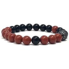 Load image into Gallery viewer, Black Onyx & Red Jasper