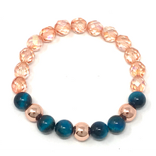 Load image into Gallery viewer, Set Blue Tiger's Eye & Czech beads