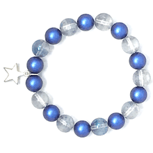 Charger l'image dans la galerie, Blue & Crystal Swarovski
