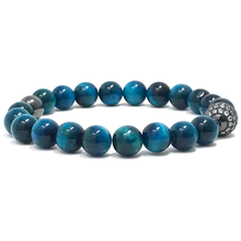 Load image into Gallery viewer, Set Blue Tiger's Eye & Black Onyx