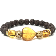 Load image into Gallery viewer, Citrine & Brown Lava Set