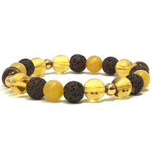 Load image into Gallery viewer, Citrine & Brown Lava Set