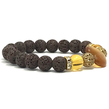 Load image into Gallery viewer, Citrine & Brown Lava Set