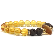 Load image into Gallery viewer, Citrine & Brown Lava Set