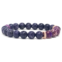 Load image into Gallery viewer, Charoite & Imperial Jasper Set
