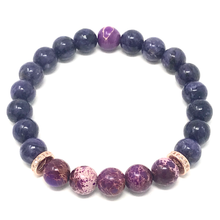 Load image into Gallery viewer, Charoite & Imperial Jasper Set
