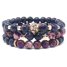 Load image into Gallery viewer, Charoite & Imperial Jasper Set