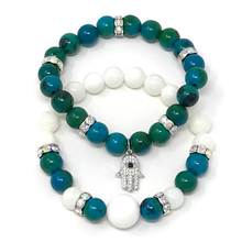 Load image into Gallery viewer, Set Chrysocolla & Tridcana