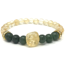 Load image into Gallery viewer, Citrine & Jade Jewelry set