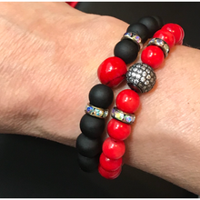 Load image into Gallery viewer, Set Red & Black Onyx