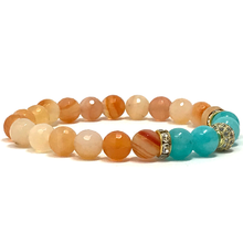 Load image into Gallery viewer, Set Amazonite & Carnelian