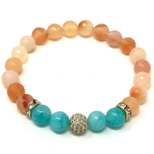 Load image into Gallery viewer, Set Amazonite & Carnelian