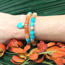 Load image into Gallery viewer, Set Amazonite & Carnelian