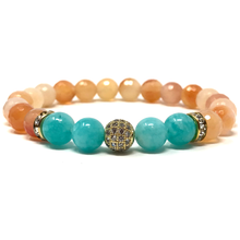 Load image into Gallery viewer, Set Amazonite & Carnelian