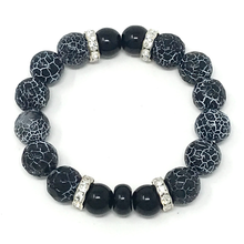 Load image into Gallery viewer, Set Faceted Black Agate