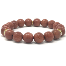 Load image into Gallery viewer, Goldstone & Swarovski Pearls Jewelry set