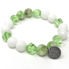 Load image into Gallery viewer, White Jade with Lotus Pendant