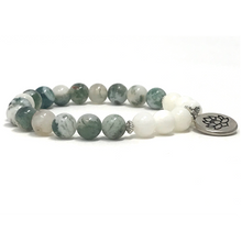 Load image into Gallery viewer, Set Dendritic agate & Tridcana