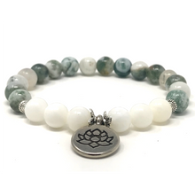 Load image into Gallery viewer, Set Dendritic agate & Tridcana
