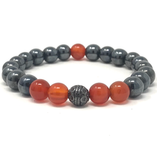 Load image into Gallery viewer, Hematite & Red Agate