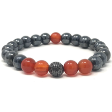 Load image into Gallery viewer, Hematite & Red Agate