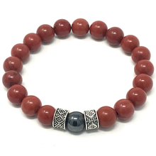 Load image into Gallery viewer, Set Red Jasper & Hematite
