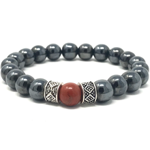 Load image into Gallery viewer, Set Red Jasper & Hematite