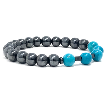 Charger l'image dans la galerie, Set Hematite & Turquoise