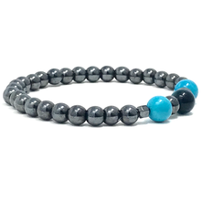 Charger l'image dans la galerie, Set Hematite & Turquoise