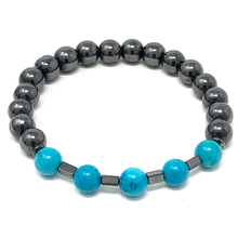 Charger l'image dans la galerie, Set Hematite & Turquoise
