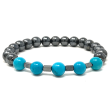 Charger l'image dans la galerie, Set Hematite & Turquoise