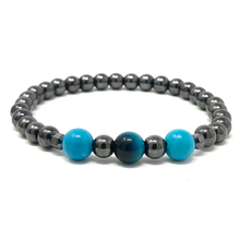 Charger l'image dans la galerie, Set Hematite & Turquoise