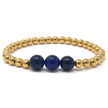 Load image into Gallery viewer, Howlite & Lapis Lazuli Jewelry set