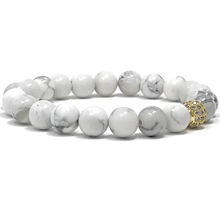 Load image into Gallery viewer, Howlite & Lapis Lazuli Jewelry set