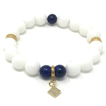 Load image into Gallery viewer, Howlite & Lapis Lazuli Jewelry set