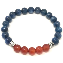 Load image into Gallery viewer, Blue Kyanite & Red Agate