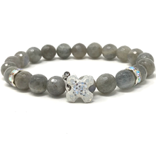 Load image into Gallery viewer, Labradorite & Howlite Jewelry set