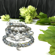 Load image into Gallery viewer, Labradorite & Howlite Jewelry set
