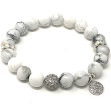 Load image into Gallery viewer, Labradorite & Howlite Jewelry set