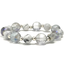 Load image into Gallery viewer, Labradorite & Howlite Jewelry set