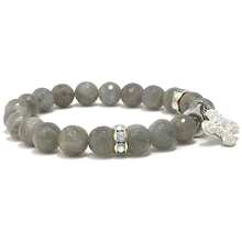 Load image into Gallery viewer, Labradorite & Howlite Jewelry set
