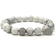 Load image into Gallery viewer, Labradorite & Howlite Jewelry set