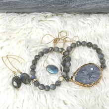 Load image into Gallery viewer, Labradorite Jewelry set