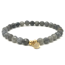 Load image into Gallery viewer, Labradorite & Mother of Pearl Jewelry set