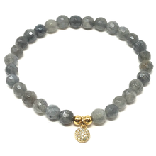 Load image into Gallery viewer, Labradorite & Mother of Pearl Jewelry set