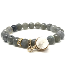 Load image into Gallery viewer, Labradorite & Mother of Pearl Jewelry set