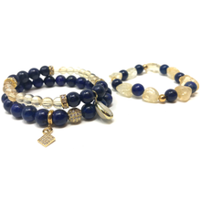 Charger l'image dans la galerie, Lapis Lazuli & Citrine Set
