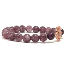 Load image into Gallery viewer, Set Lepidolite & Rose Quartz